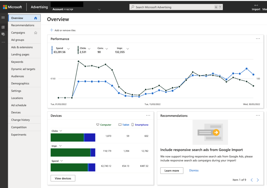 Microsoft Ads Reporting