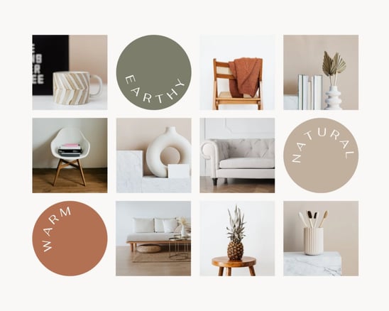 Um optimale Bildinhalte zu finden, kann das Erstellen eines Moodboardes hilfreich sein.