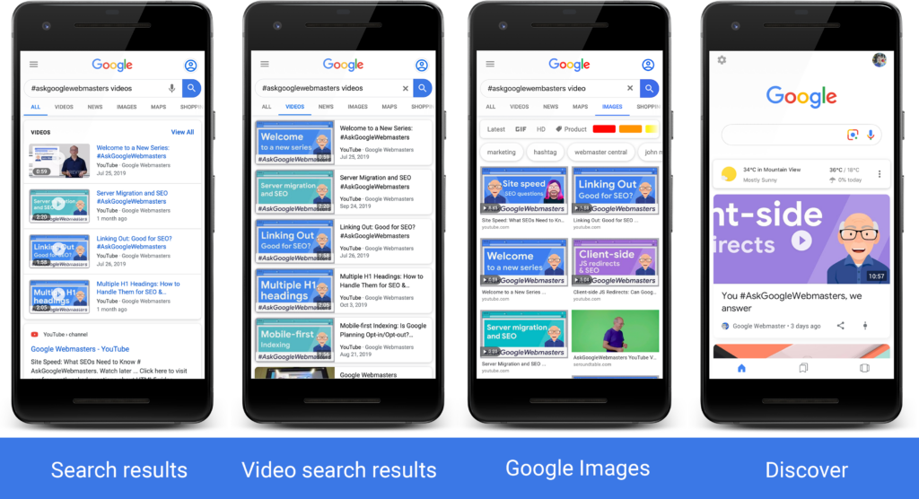 SEO wird auch bei Video-Content groß geschrieben.