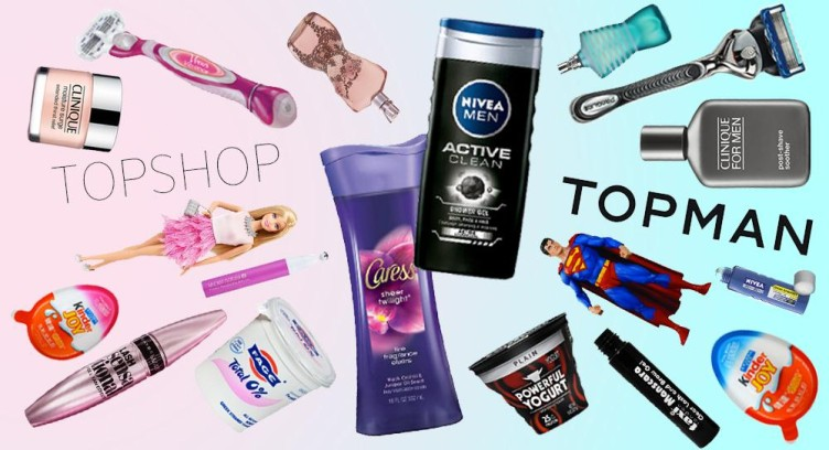 Classic gender marketing becomes very obvious in direct comparison and the gender segmentation becomes clear.
