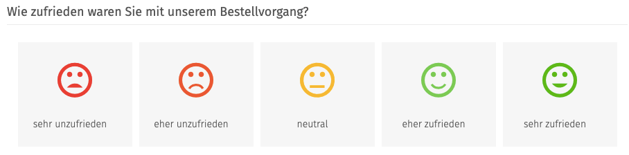 Informieren Sie sich kontinuierlich, wie zufrieden Ihre Kundschaft ist.