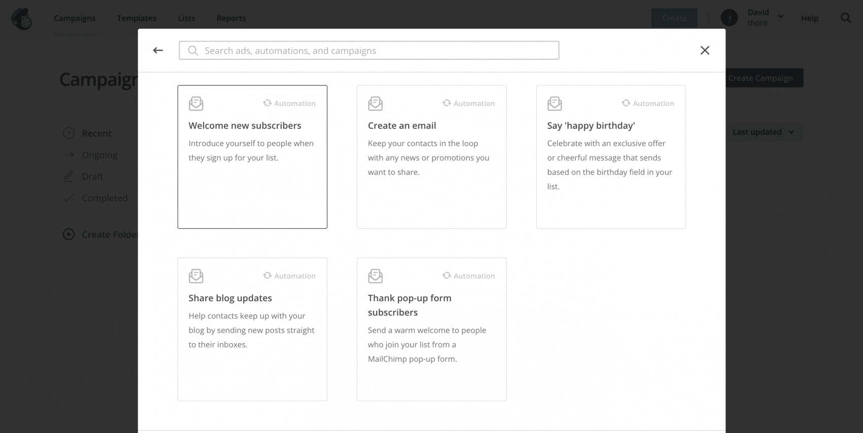 MailChimp Marketing Automation Journeys