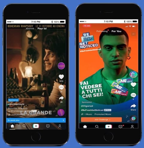 Beispiel für TikTok Ads