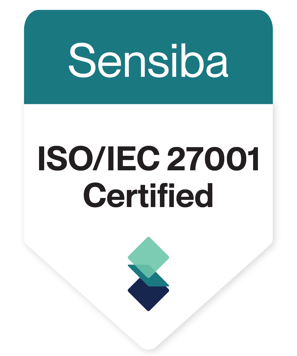 Nach ISO/IEC 27001 zertifiziert, auditiert von Sensiba