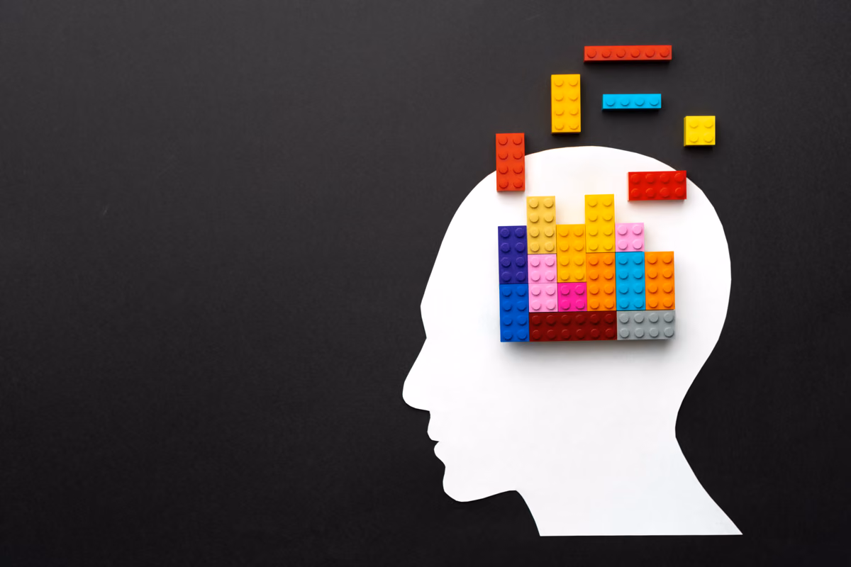 Colour swatches spread out as a banner for colour psychology in marketing.